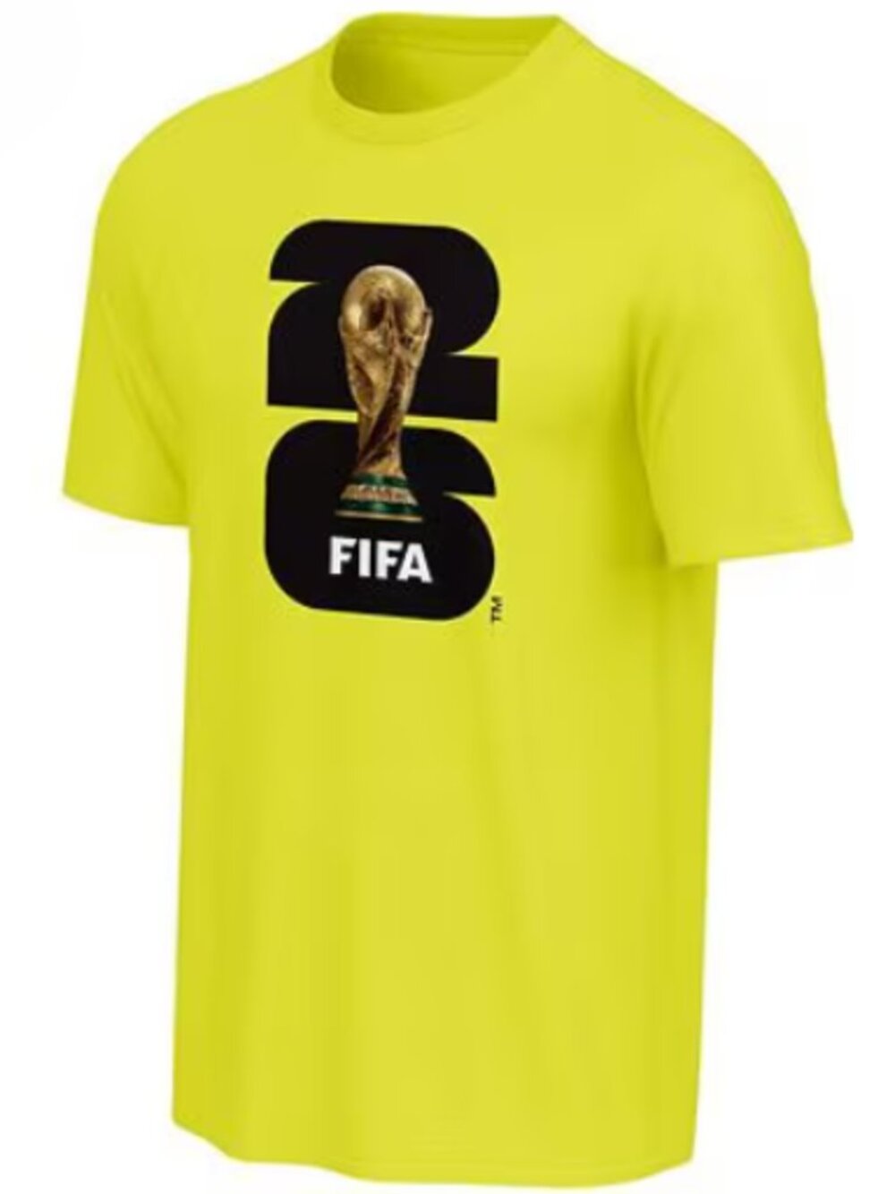 2026 FIFA Soccer World Cup Men's Trophy T-Shirt Size Small
